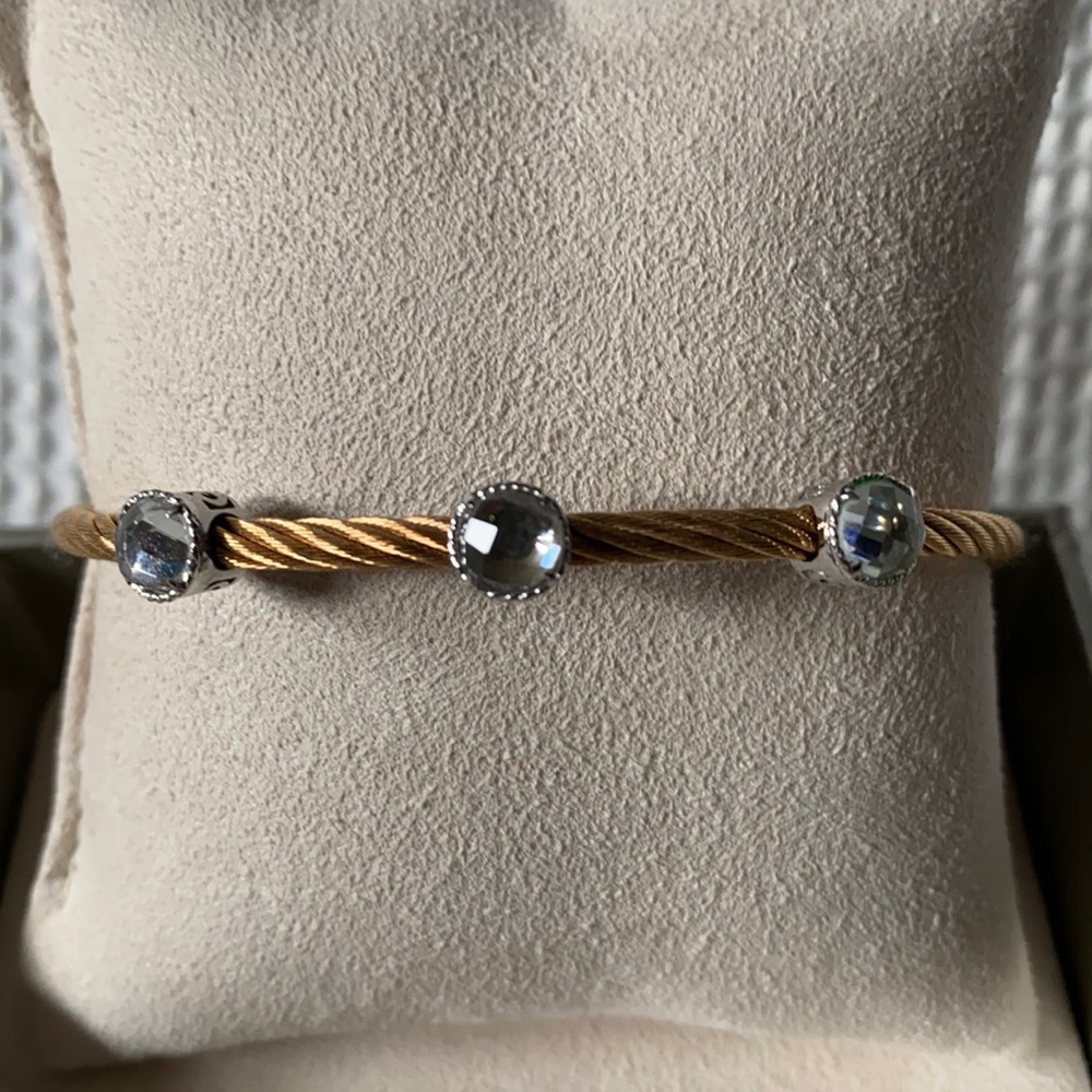 ALOR bracelet two tone.